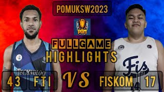 FTI v FISKOM  Putra  pomuksw2023 [upl. by Znerol]