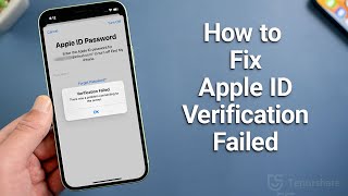 Apple ID Verification Failed 6 Ways to Fix It [upl. by Crispin276]