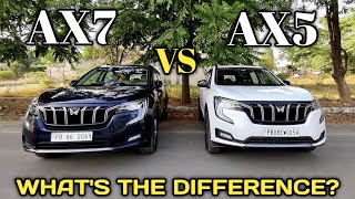 AX5 VS AX7 😎  EXPLAINING THE KEY DIFFERENCES  Xuv700 🔥 [upl. by Ydaf]