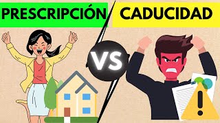 3 Diferencias entre Prescripción y Caducidad CON EJEMPLOS [upl. by Nivlen613]