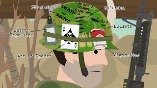 Helmet Graffiti in the Vietnam War [upl. by Saidee]