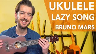 UKE  The Lazy Song Bruno Mars  EASY Ukulele Songs for Beginners [upl. by Ogg]