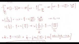 Thermodynamics Determining Fugacity in a Vapor Mixture Using Equations of State [upl. by Aitnahc]