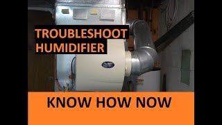 How to Troubleshoot a Whole House Humidifier [upl. by Jedidiah]