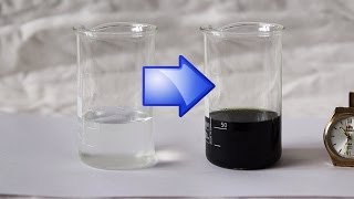 Iodine Clock Reaction Chemical Experiment [upl. by Eikin]