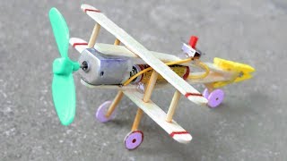 How to Make a Flying Toy Airplane  Very easy [upl. by Nidak794]