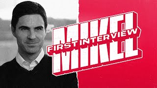 FIRST INTERVIEW  Mikel Arteta  New Arsenal head coach [upl. by Noy]