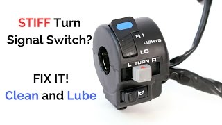 Motorcycle Turn Signal Switch Repair [upl. by Dareg216]