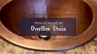 How To Install An Overflow Drain [upl. by Bathilda]