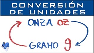 Convertir onza a gramo [upl. by Allanson]