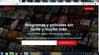 Como SUSCRIBIRSE a NETFLIX  Crea tu cuenta desde cero Rápido Fácil y Sencillo 2020 [upl. by Aldis105]