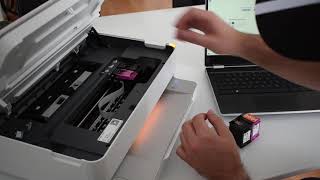 HP ENVY 6000 Series Cartridge Change [upl. by Ennovehc]