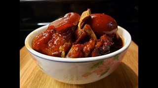 Sweet Vinegar and Ginger Pig Trotters 猪脚姜 [upl. by Anyl]