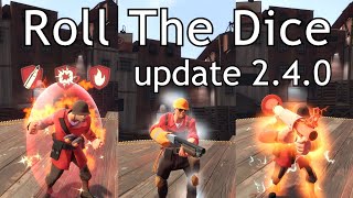 TF2 Roll The Dice Update 240 Comparison [upl. by Hidie]