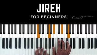 How to Play Jireh  Piano Tutorial [upl. by Yim330]