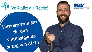 Voraussetzungen für den Nahtlosigkeitsbezug von ALG I  VdK gibt dir Recht 7 [upl. by Yclehc860]