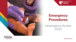 Emergency Procedures Intraosseous Access  EZIO [upl. by Xyno]