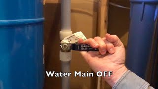 How to Turn off the Main Water Supply to your House [upl. by Winnah]