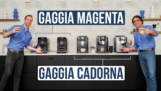 Compare Gaggia Magenta vs Gaggia Cadorna Automatic Espresso Machines [upl. by Nalrah140]