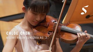 Chloe Chua plays Mozarts Violin Concerto No 2 [upl. by Hefter]