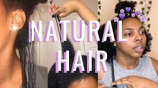 How I Transitioned from Relaxed to Natural Hair My Natural Hair Journey [upl. by Anatollo]