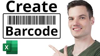 How to Create Barcode in Excel [upl. by Dorsman856]