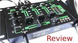 Mini DJ Mixer  Pronomic DX26 USB  Review [upl. by Htessil967]