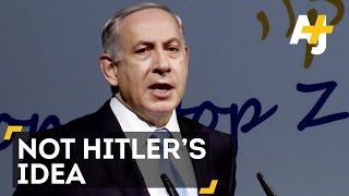 Benjamin Netanyahu Says The Holocaust Wasnt Hitlers Idea [upl. by Keung]