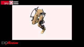 Robotic lowerlimb exoskeleton demo video [upl. by Debi]