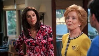 Two and a Half Men  Evelyn Meets Chelsea HD [upl. by Rebmaed]