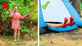 16 Camping Pranks And Life Hacks [upl. by Ahsait658]