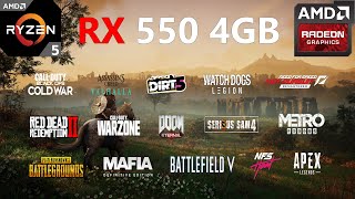 RX 550 4GB Test in 20 Games in 2020 [upl. by Kiele]