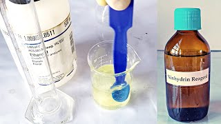 Ninhydrin Reagent Preparation [upl. by Sharity398]