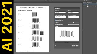 Creating EAN  ISBN  UPC barcodes in Adobe Illustrator 2021 [upl. by Brunn923]