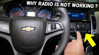 WHY RADIO IS NOT WORKING AND HOW TO FIX IT ON CHEVROLET GMC CHEVY BUICK CADILLAC [upl. by Akissej540]