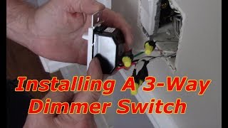 How To Replace Or Install A 3 Way Dimmer Switch [upl. by Akeim]