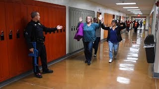 Inside an active shooter training at CNY high school [upl. by Schmidt285]