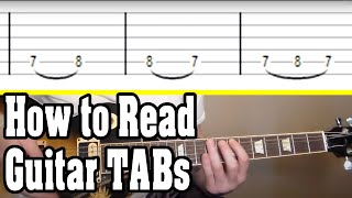 How to Read Guitar Tabs Tablature [upl. by Kei]