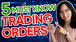 5 Types of ORDERS You Must Know For Trading [upl. by Nolyarb732]