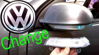 How to Change Mirror Signal VW Volkswagen [upl. by Morell]