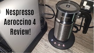 Nespresso Aeroccino 4 Milk Frother Review  Worth upgrading from the Aeroccino 3 [upl. by Elia476]