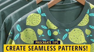 Pattern Design With Procreate in 3 Easy Steps [upl. by Onilecram]