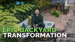 Backyard Garden Makeover  Creating a Shady Zen Oasis Before amp After [upl. by Soll]