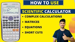 How to use Scientific Calculator for Engineering Students  Casio fx991 Plus [upl. by Ahsiekrats657]