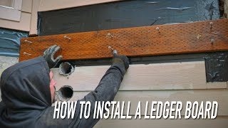 How To Install A Ledger Board  Dr Decks [upl. by Hildegarde]