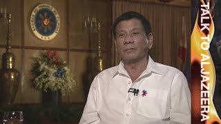 Rodrigo Duterte on drugs death and diplomacy  Talk to Al Jazeera [upl. by Olnay]