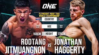 Rodtang Jitmuangnon vs Jonathan Haggerty II  Full Fight [upl. by Mosera337]