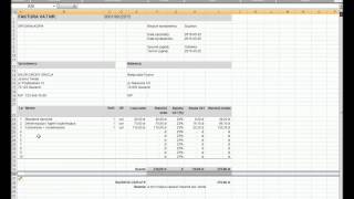 MS Excel  6  Faktura VAT  przykład poprawiony i rozszerzony [upl. by Jobie]