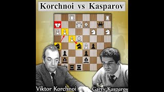 Korchnoi vs Kasparov  Chess Olympiad 1982 [upl. by Yddor287]