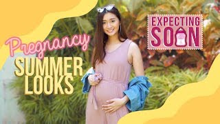 How to Look Cute While PREGNANT Maternity Try On Haul [upl. by Phedra]